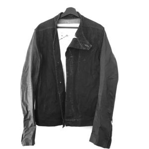 Rick Owens OLMAR & MIRTA Denim & Leather Jacket